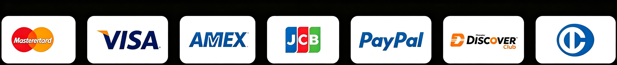 Accepted payment methods